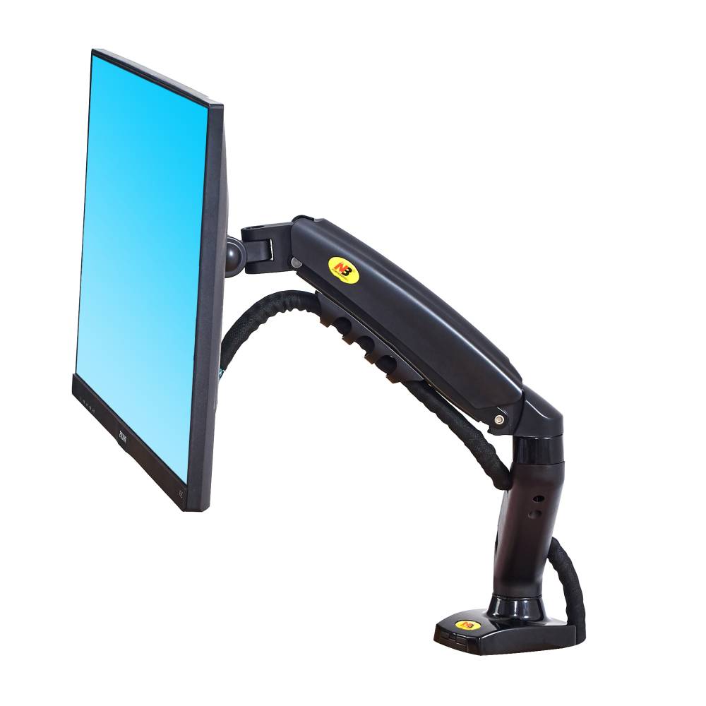 NB G45 - Supporto da scrivania con molla a gas per monitor LCD e