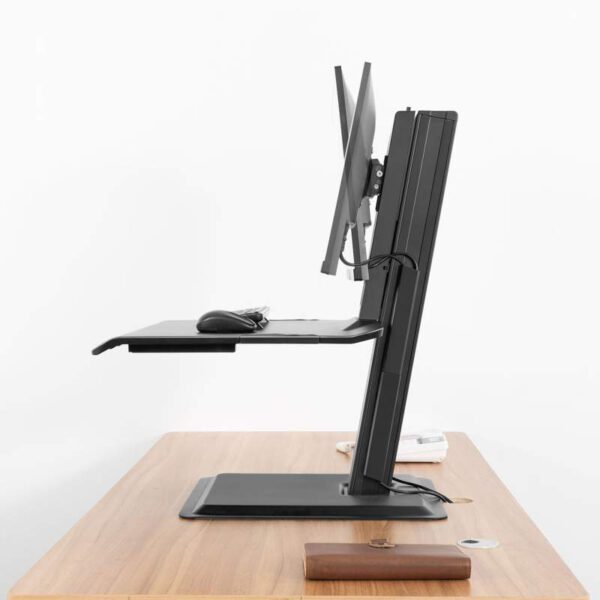 ST15B- Postazione di lavoro per postura seduta/eretta con supporto monitor 22″-32″